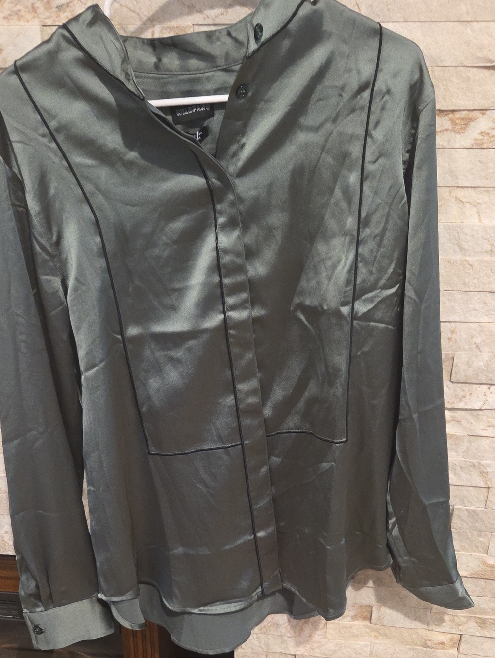 Wildfang Olive Green Women's Shirt